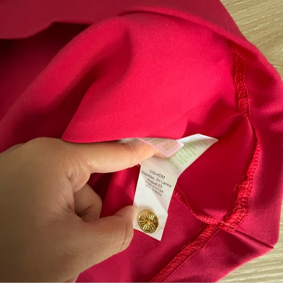 Lilly Pulitzer 16 NEW Antibes Skort Poinsettia Red UPF 50+ Pleated - Picture 7 of 11